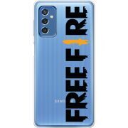 Прозрачный чехол BoxFace Samsung Galaxy M52 (M526) Free Fire Black Logo