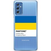 Прозрачный чехол BoxFace Samsung Galaxy M52 (M526) Pantone вільний синій
