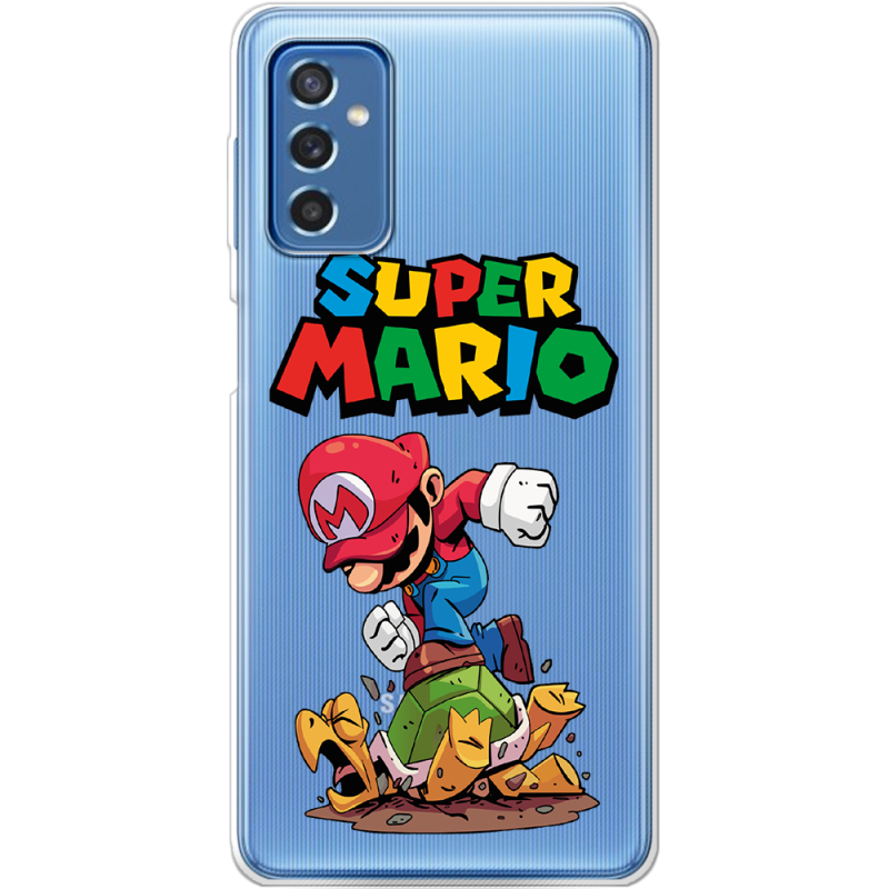 Прозрачный чехол BoxFace Samsung Galaxy M52 (M526) Super Mario