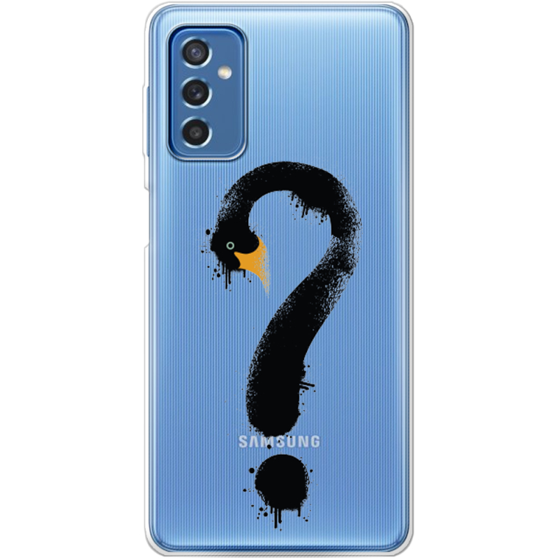 Прозрачный чехол BoxFace Samsung Galaxy M52 (M526) Swan question
