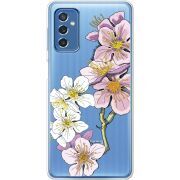 Прозрачный чехол BoxFace Samsung Galaxy M52 (M526) Cherry Blossom