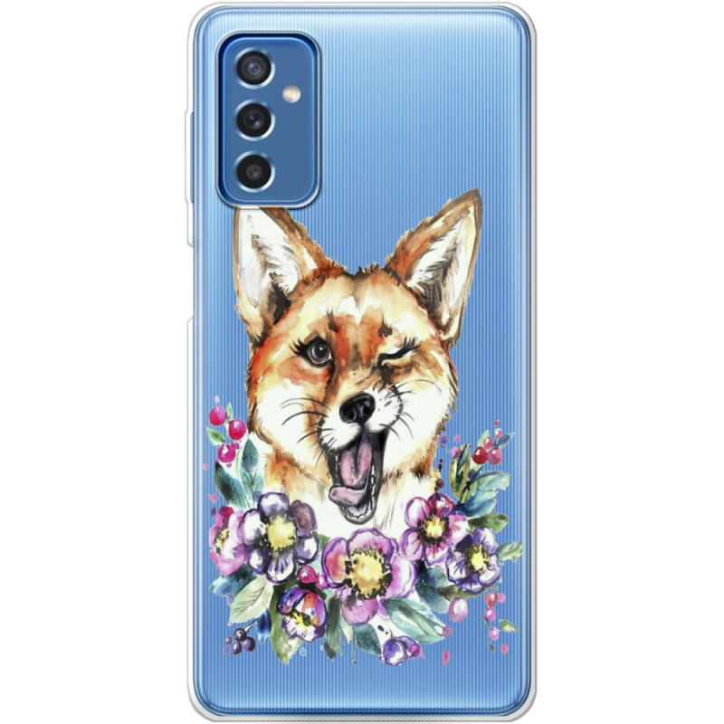 Прозрачный чехол BoxFace Samsung Galaxy M52 (M526) Winking Fox