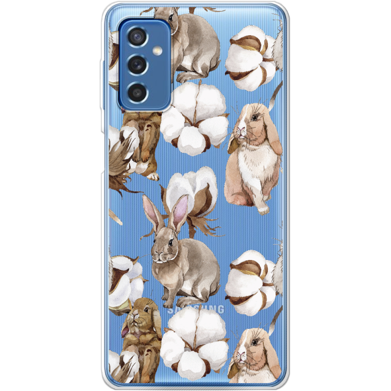 Прозрачный чехол BoxFace Samsung Galaxy M52 (M526) Cotton and Rabbits