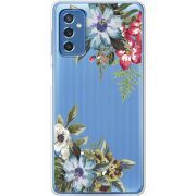Прозрачный чехол BoxFace Samsung Galaxy M52 (M526) Floral