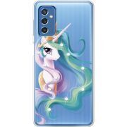 Чехол со стразами Samsung Galaxy M52 (M526)  Unicorn Queen