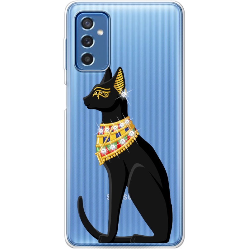 Чехол со стразами Samsung Galaxy M52 (M526)  Egipet Cat