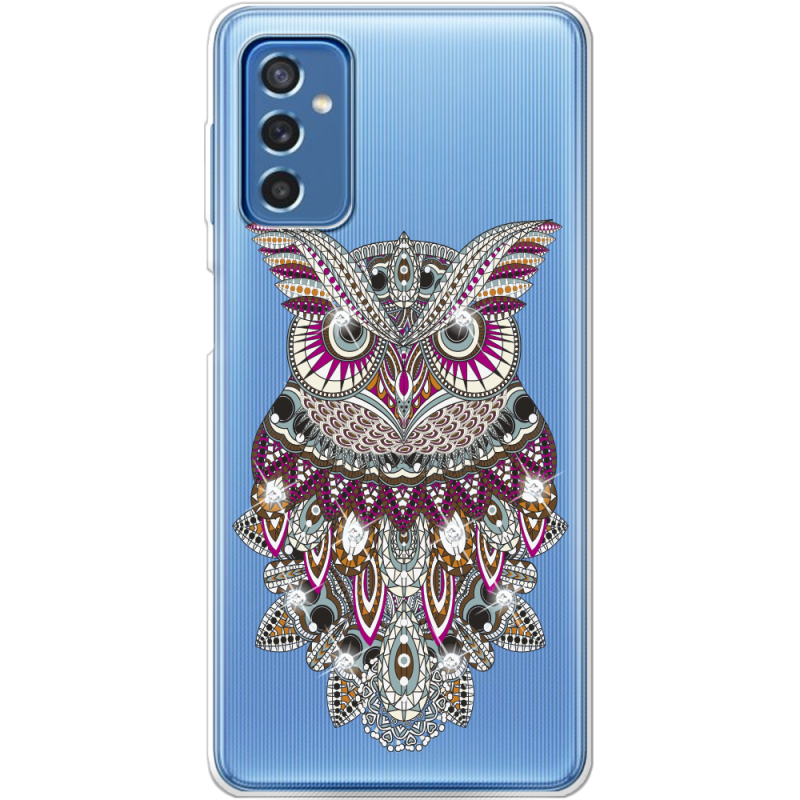 Чехол со стразами Samsung Galaxy M52 (M526)  Owl