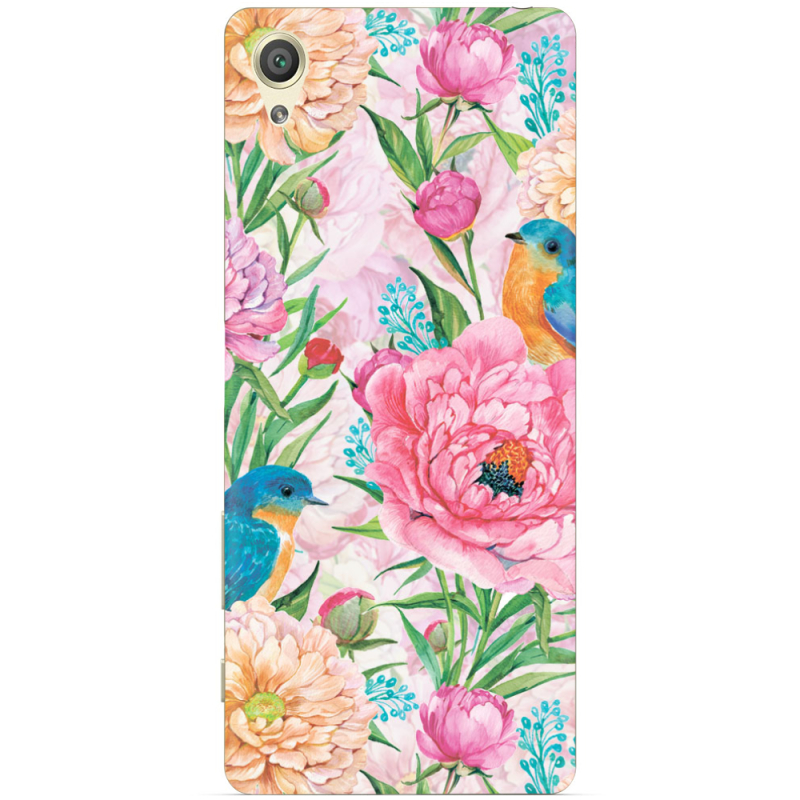 Чехол Uprint Sony Xperia X Performance Dual Birds in Flowers