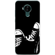 Чехол BoxFace Nokia C30 Black Sneakers