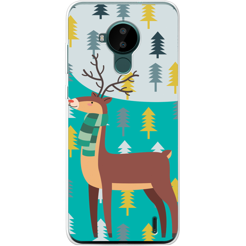 Чехол BoxFace Nokia C30 Foresty Deer