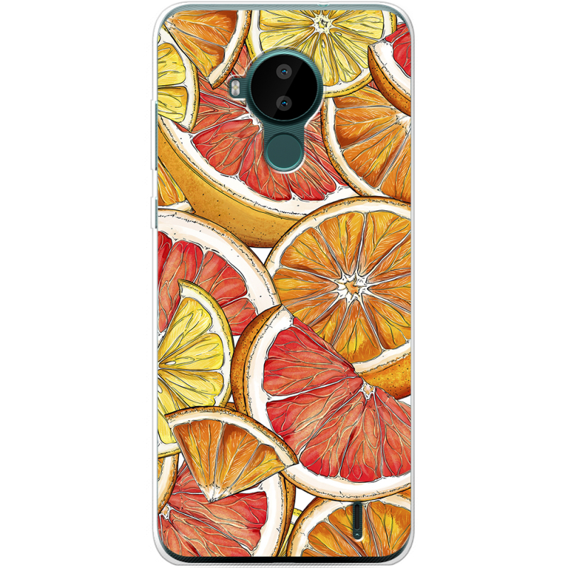 Чехол BoxFace Nokia C30 Citrus Pattern