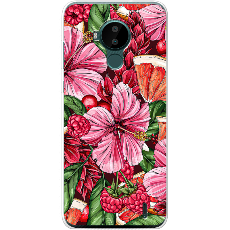 Чехол BoxFace Nokia C30 Tropical Flowers