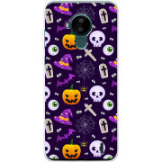 Чехол BoxFace Nokia C30 Halloween Purple Mood