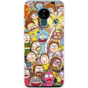 Чехол BoxFace Nokia C30 Rick and Morty