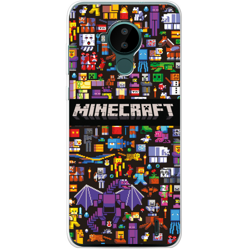 Чехол BoxFace Nokia C30 Minecraft Mobbery