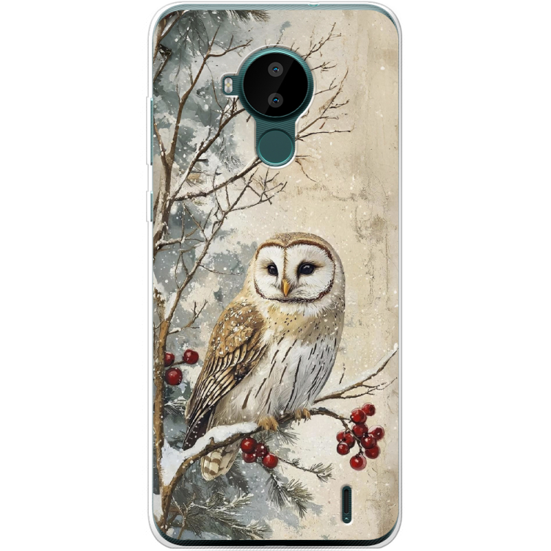 Чехол BoxFace Nokia C30 Christmas Owl