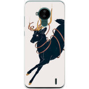 Чехол BoxFace Nokia C30 Black Deer