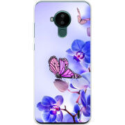 Чехол BoxFace Nokia C30 Orchids and Butterflies