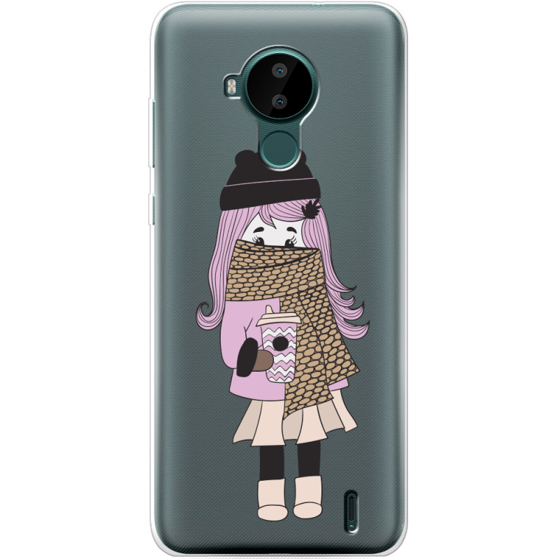 Прозрачный чехол BoxFace Nokia C30 Winter Morning Girl