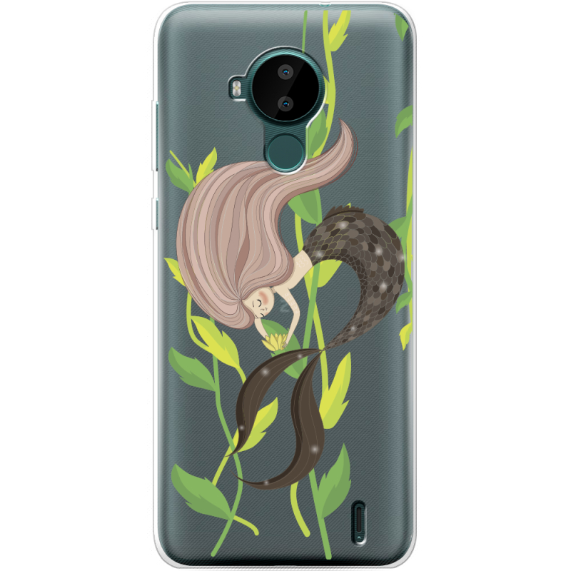 Прозрачный чехол BoxFace Nokia C30 Cute Mermaid