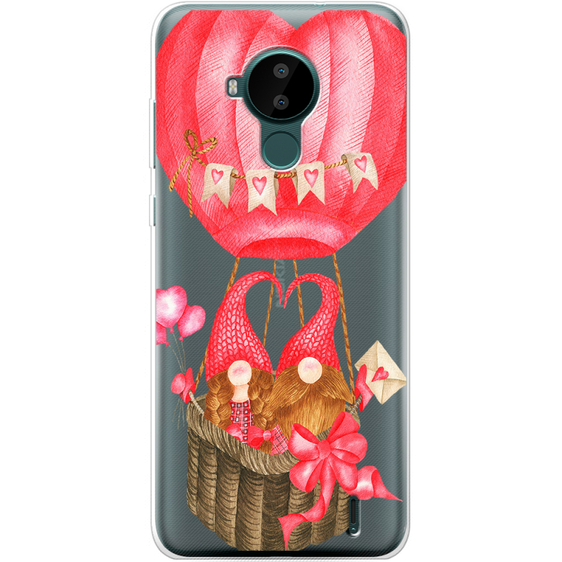 Прозрачный чехол BoxFace Nokia C30 Valentine Dwarfs