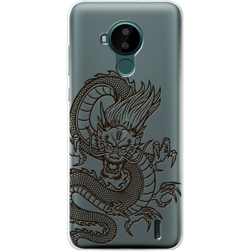 Прозрачный чехол BoxFace Nokia C30 Chinese Dragon