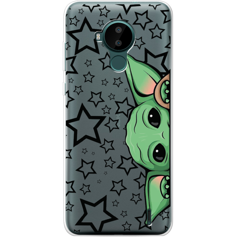 Прозрачный чехол BoxFace Nokia C30 Baby Yoda