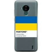 Прозрачный чехол BoxFace Nokia C30 Pantone вільний синій
