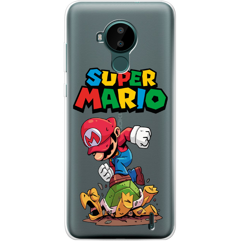Прозрачный чехол BoxFace Nokia C30 Super Mario