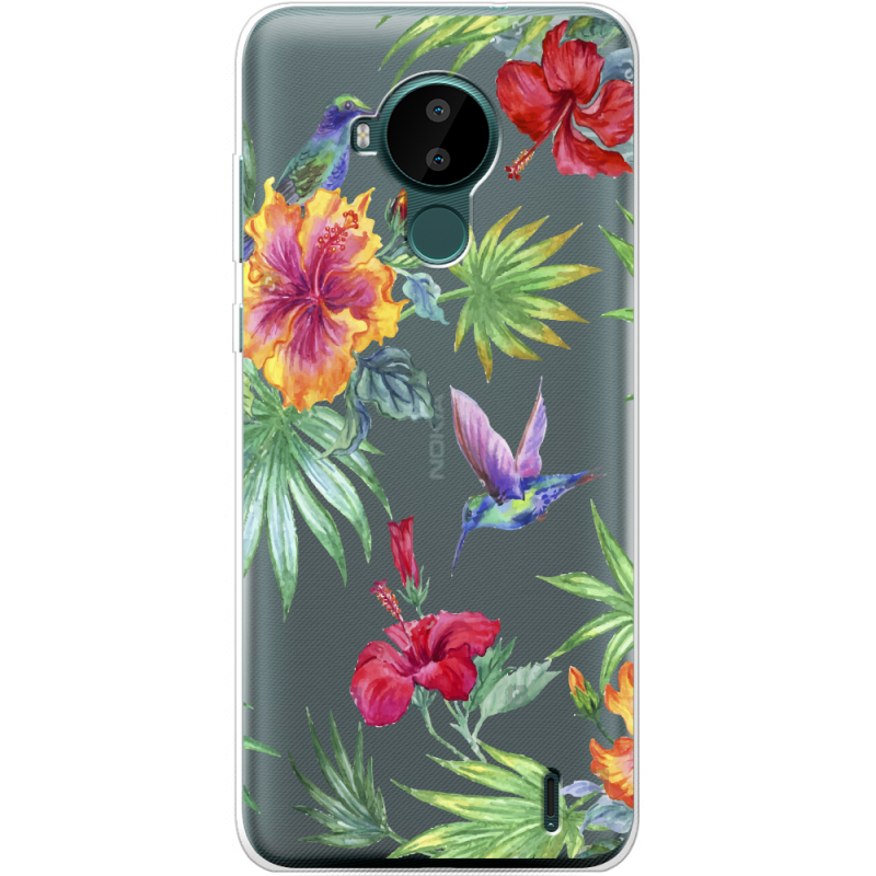 Прозрачный чехол BoxFace Nokia C30 Tropical