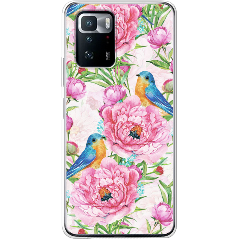 Чехол BoxFace Xiaomi Poco X3 GT Birds and Flowers