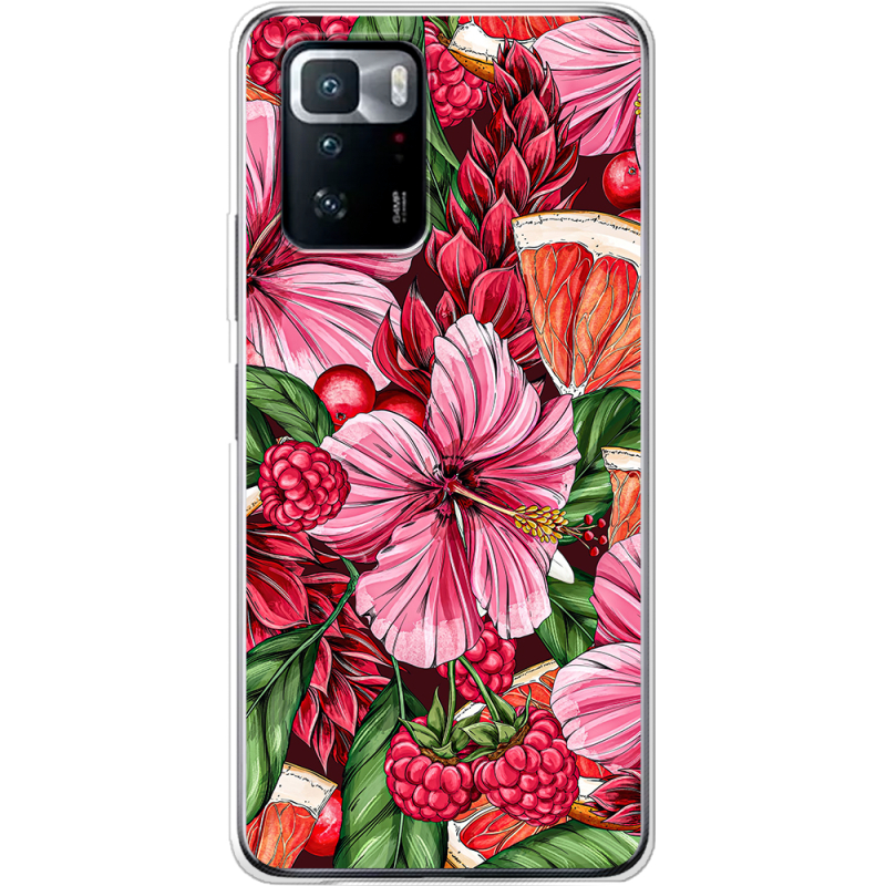 Чехол BoxFace Xiaomi Poco X3 GT Tropical Flowers