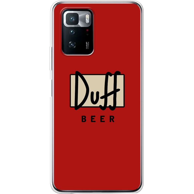 Чехол BoxFace Xiaomi Poco X3 GT Duff beer