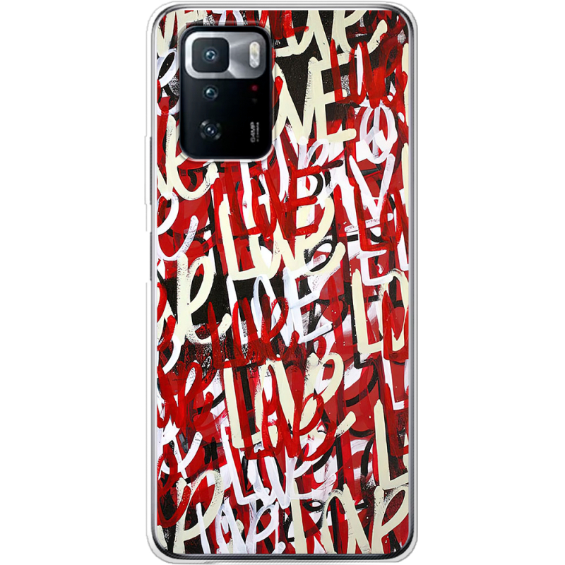 Чехол BoxFace Xiaomi Poco X3 GT Love Graffiti