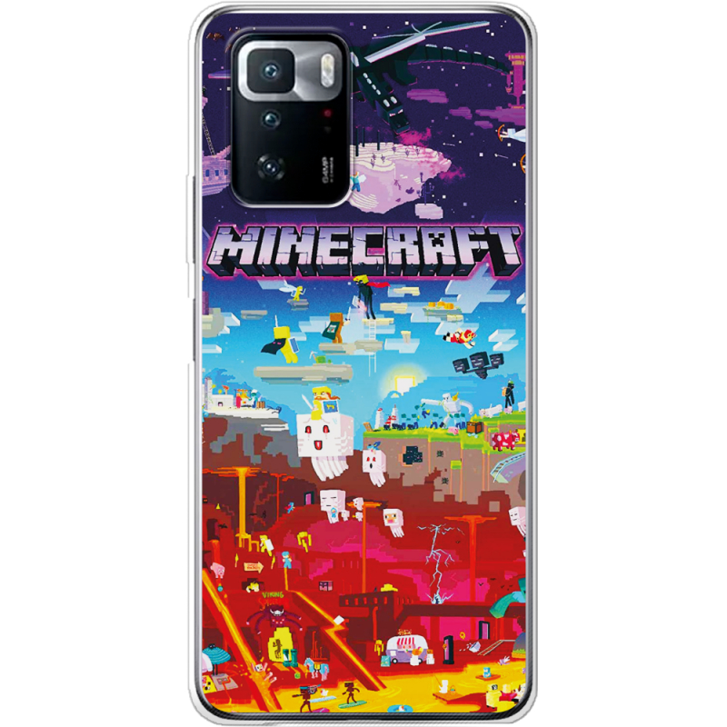 Чехол BoxFace Xiaomi Poco X3 GT Minecraft World Beyond