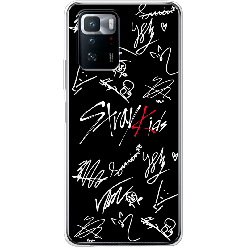 Чехол BoxFace Xiaomi Poco X3 GT Stray Kids автограф