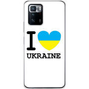 Чехол BoxFace Xiaomi Poco X3 GT I love Ukraine