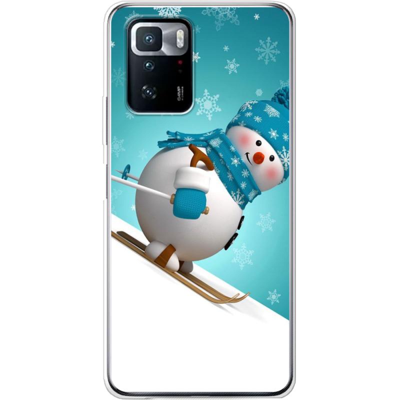 Чехол BoxFace Xiaomi Poco X3 GT Skier Snowman