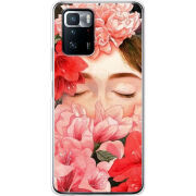 Чехол BoxFace Xiaomi Poco X3 GT Girl in Flowers