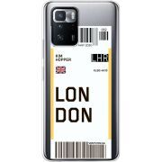 Прозрачный чехол BoxFace Xiaomi Poco X3 GT Ticket London