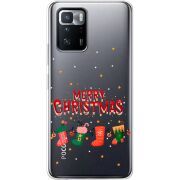 Прозрачный чехол BoxFace Xiaomi Poco X3 GT Merry Christmas