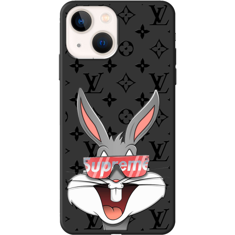 Черный чехол BoxFace Apple iPhone 13 looney bunny