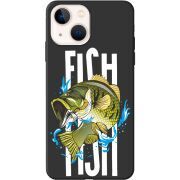 Черный чехол BoxFace Apple iPhone 13 Fish