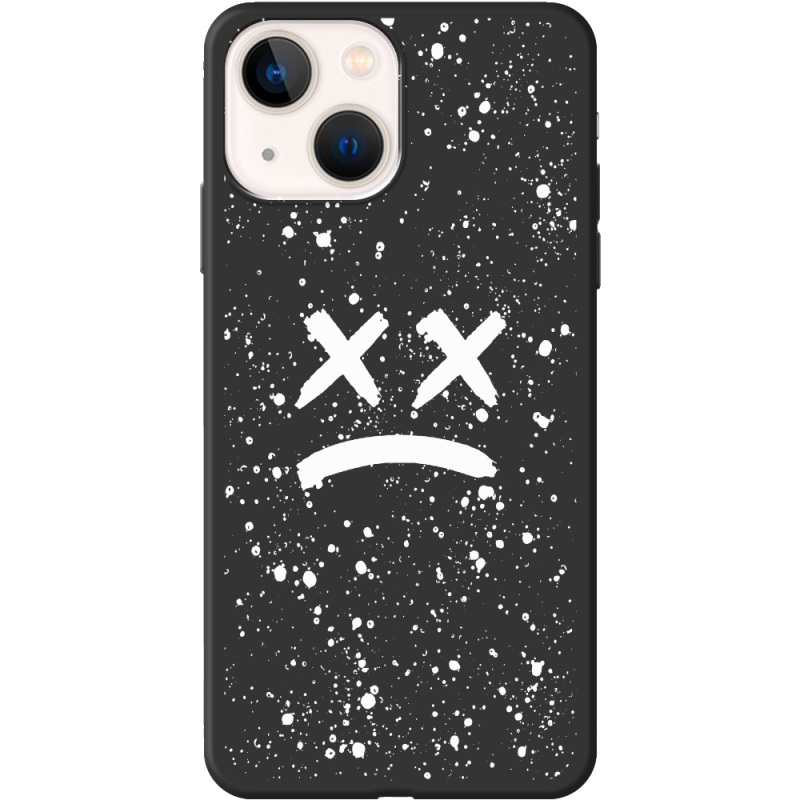 Черный чехол BoxFace Apple iPhone 13 Sad Way