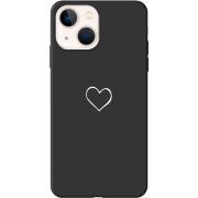 Черный чехол BoxFace Apple iPhone 13 My Heart