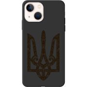 Черный чехол BoxFace Apple iPhone 13 Ukrainian Trident