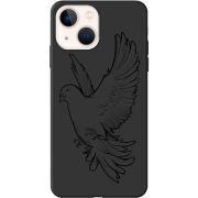Черный чехол BoxFace Apple iPhone 13 Dove