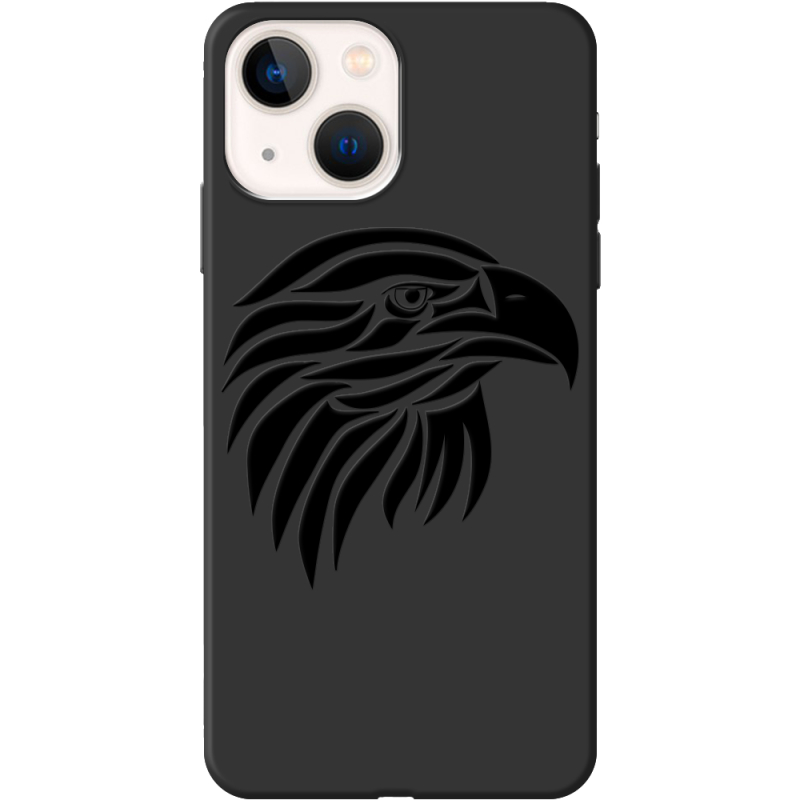Черный чехол BoxFace Apple iPhone 13 Eagle