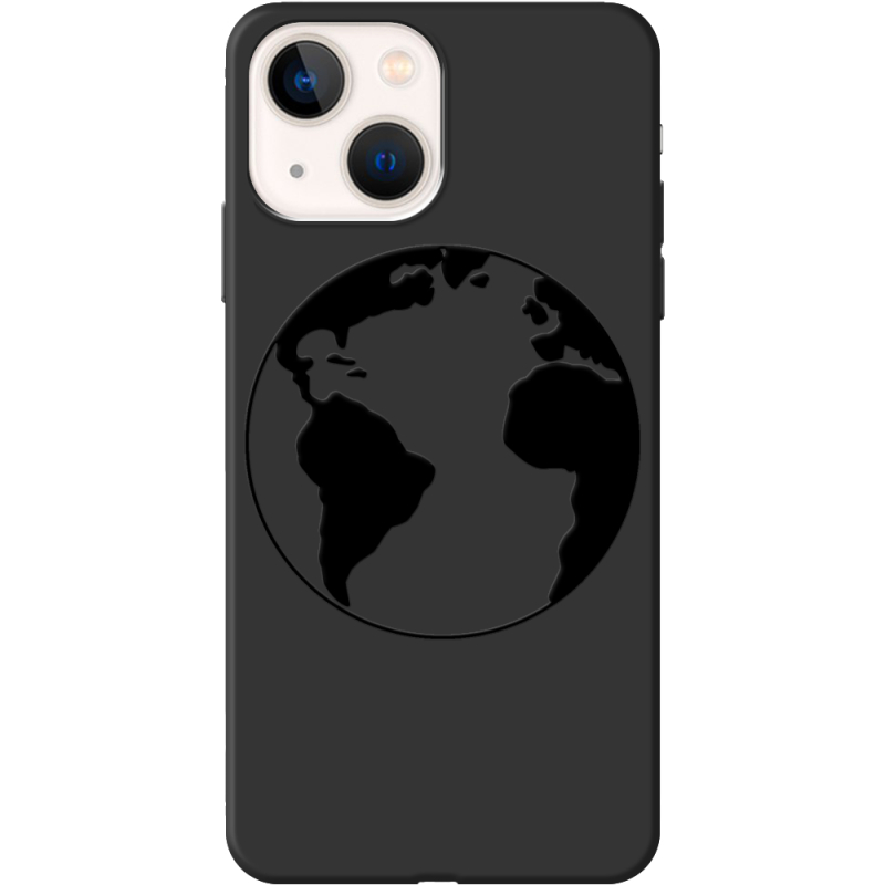 Черный чехол BoxFace Apple iPhone 13 Earth