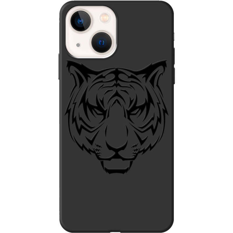 Черный чехол BoxFace Apple iPhone 13 Tiger